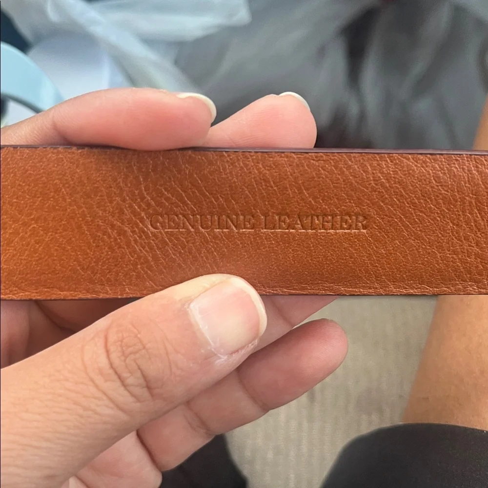 Johnston & Murphy Lizard-Grain Ranger Belt size 42